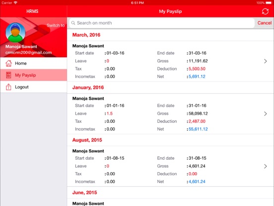Screenshot #5 pour iHRMS