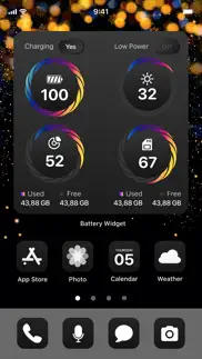 battery widget & color widgets iphone screenshot 1