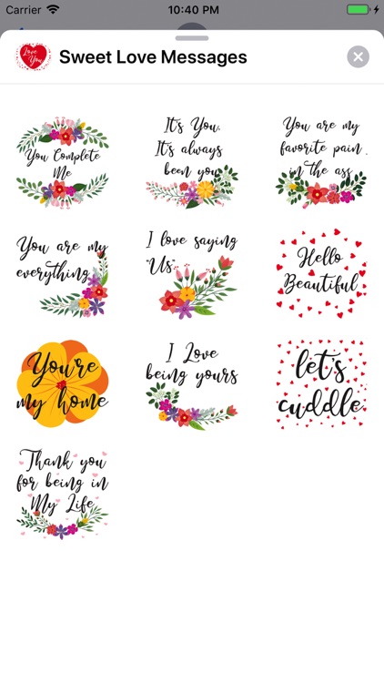 Sweet Love Messages screenshot-3
