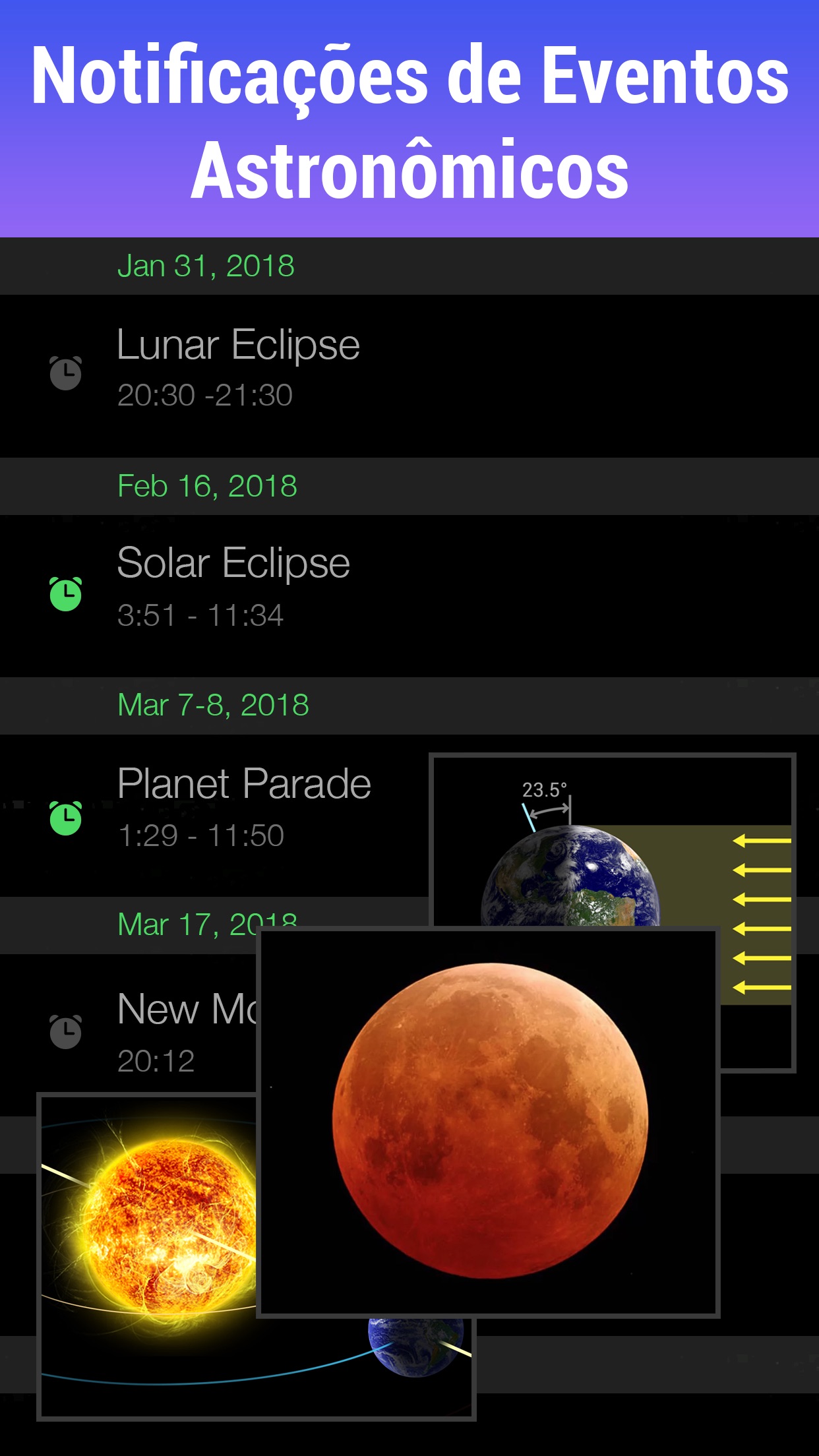 Screenshot do app Star Walk - Astronomia fácil