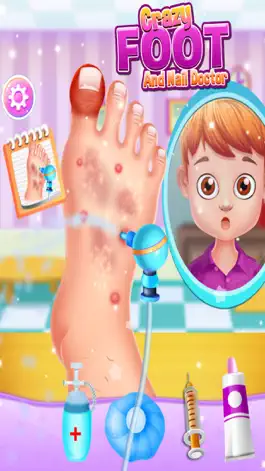 Game screenshot Crazy Foot And Nail Doctor apk