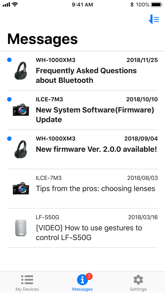 #2. Support by Sony: Find support (iOS) Podle: Sony Corporation