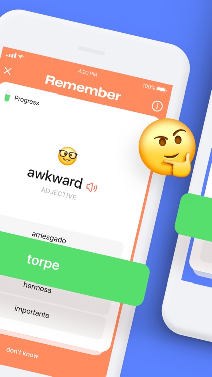 Flashcards app by Remember