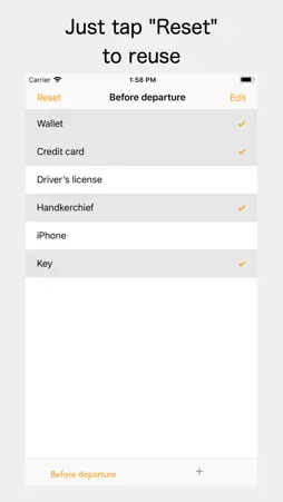 Simple Re CheckList screenshot 2