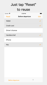 Simple Re CheckList screenshot