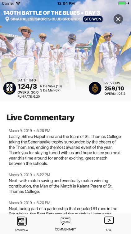 Battle of the Blues Live