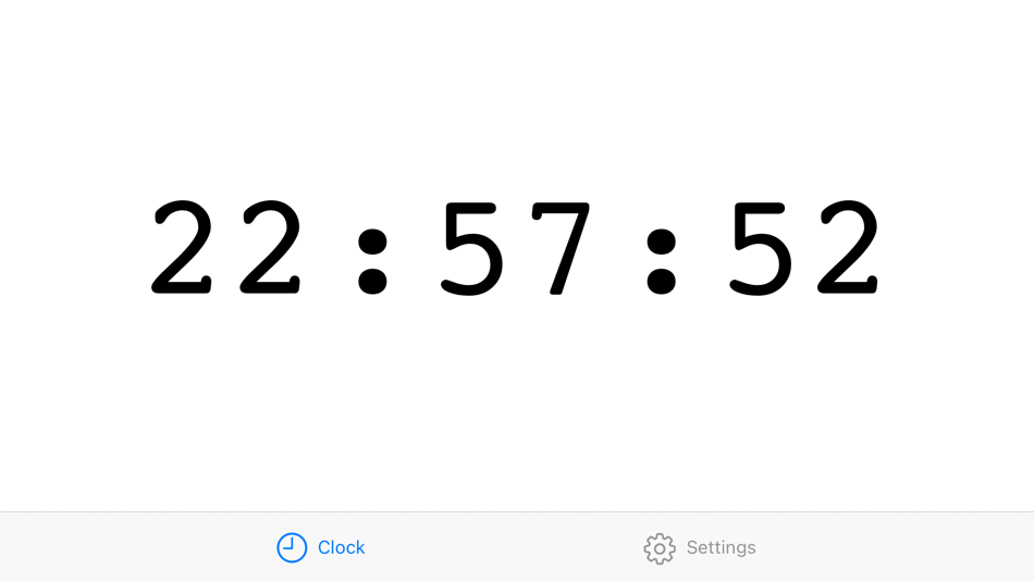#1. Simple Clock - ハイブリッド時計 (iOS) 由: Imagination Studio LLC.