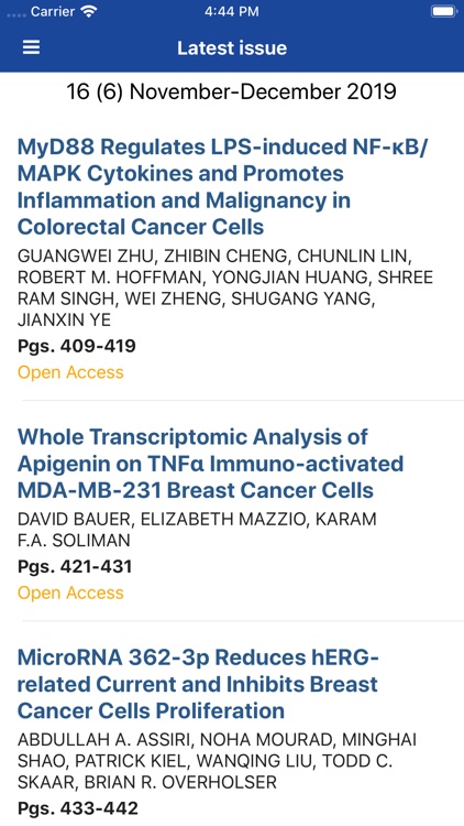 Cancer Genomics & Proteomics