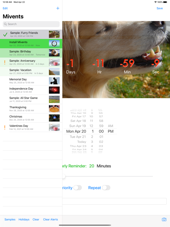 Screenshot #4 pour Mivents