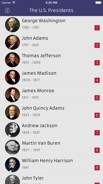 The U.S. Presidents Screenshot