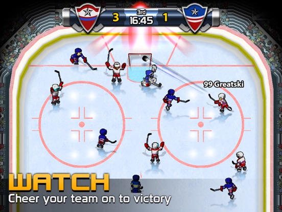 Big Win Hockey iPad app afbeelding 1