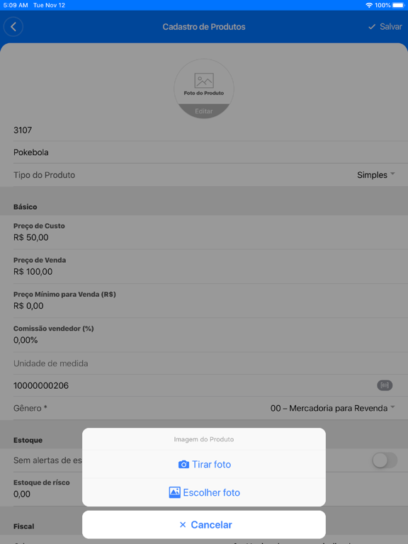 SIGE Mobi - PDV para celulares iPad screenshot 5 - Productivity app