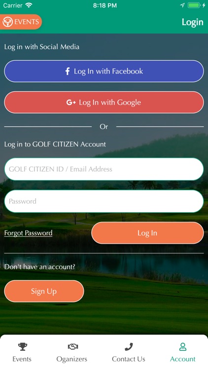 GOLF CITIZEN Events screenshot-8