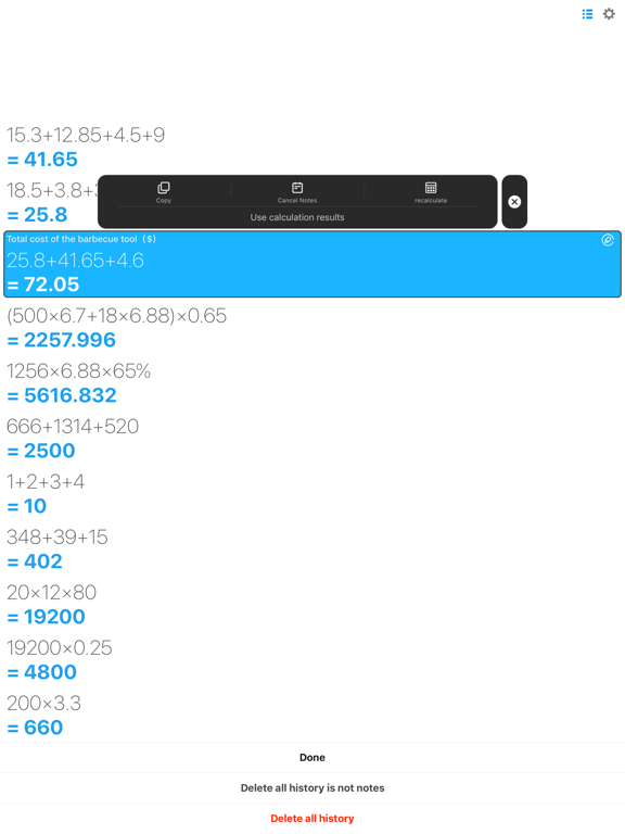 Screenshot #3 for Calculator - Simple & powerful