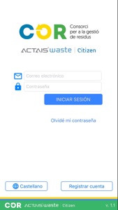 COR - El meu compte ambiental screenshot #1 for iPhone