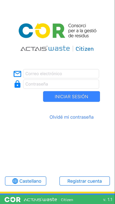 Screenshot #1 pour COR - El meu compte ambiental