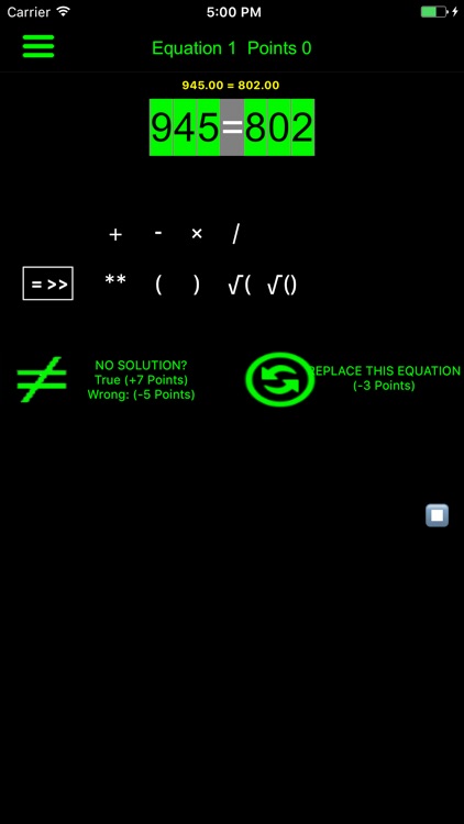 43=57 Equations
