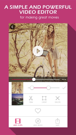 Screenshot #2 pour Video Fusion: Edit Movie Clips