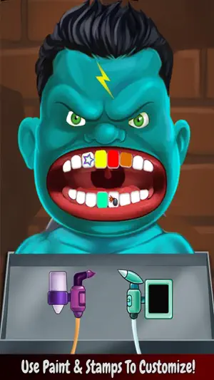 Superhero Dentist Adventure screenshot 1