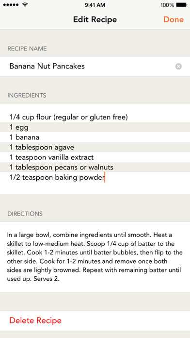 Food Files Screenshot