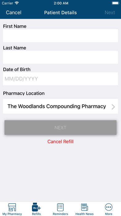 Woodlands Compounding Rx Screenshot