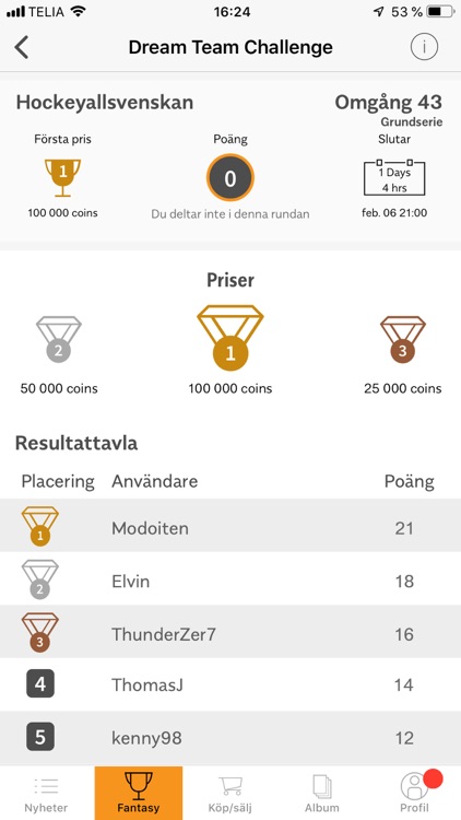 HockeyAllsvenskan Sport Cards screenshot-5