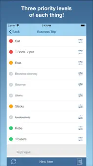 Travel Packing Checklists iphone bilder 3
