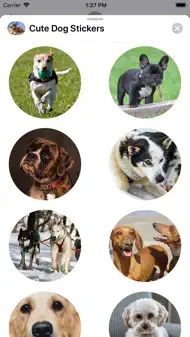 Cute Dog Sticker Set iphone bilder 0