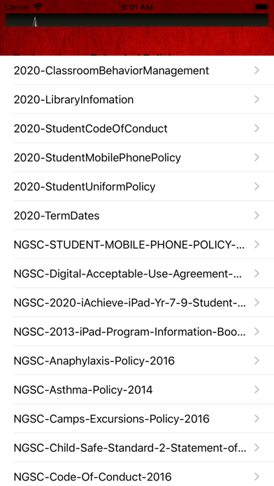 Screenshot #3 pour NGSC College Organiser