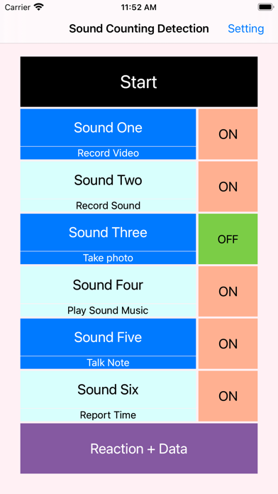 Sound Counting Detection Screenshot
