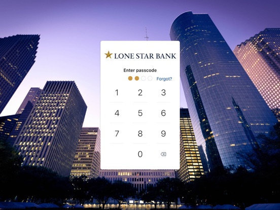 LSBTexas Mobile iPad screenshot 1 - Finance app