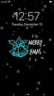 christmas countdown wallpaper. iphone screenshot 2