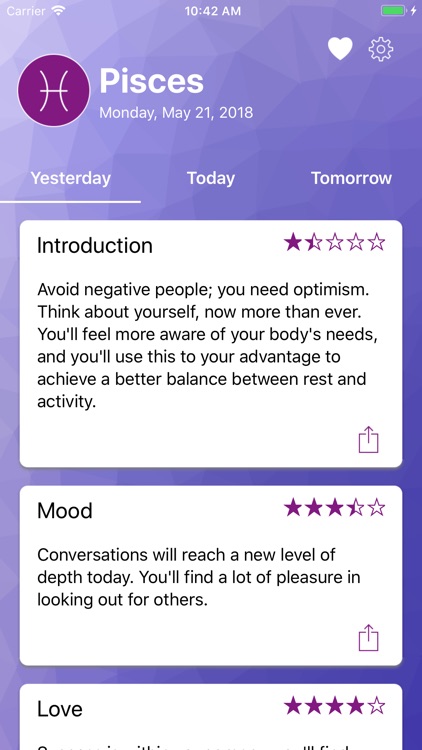 Horoscope - Zodiac Companion screenshot-3