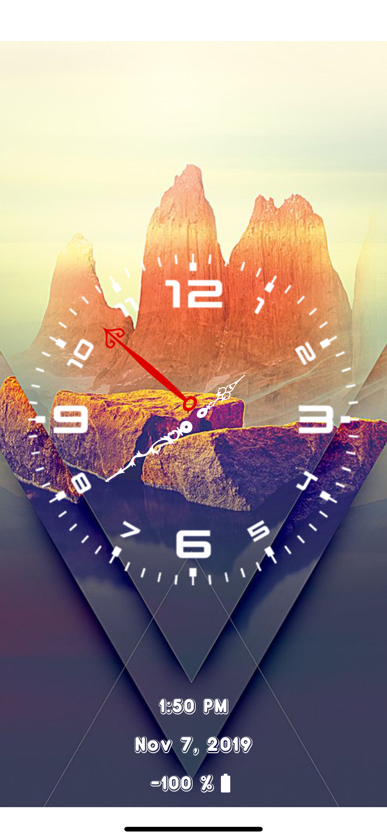 Analog Clock Face-Clock Widget screenshot 10