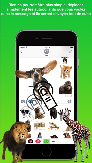 Screenshot #2 pour AnimalMoji Stickers