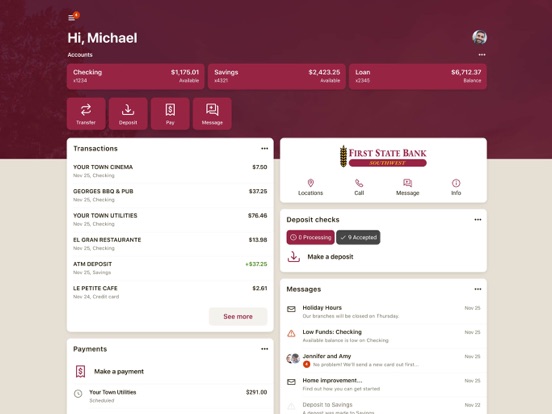 FSBSW iPad screenshot 2 - Finance app
