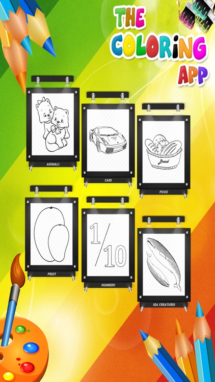 Coloring Book Learn Colors