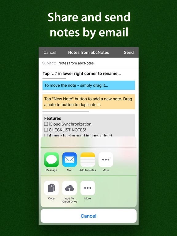 Screenshot #5 for abcNotes Full Version