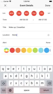 weeklyplan - schedule , tasks iphone screenshot 3