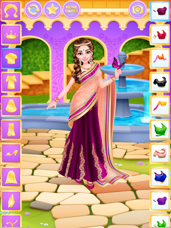 Indian Princess Dress Up Gamesのおすすめ画像1