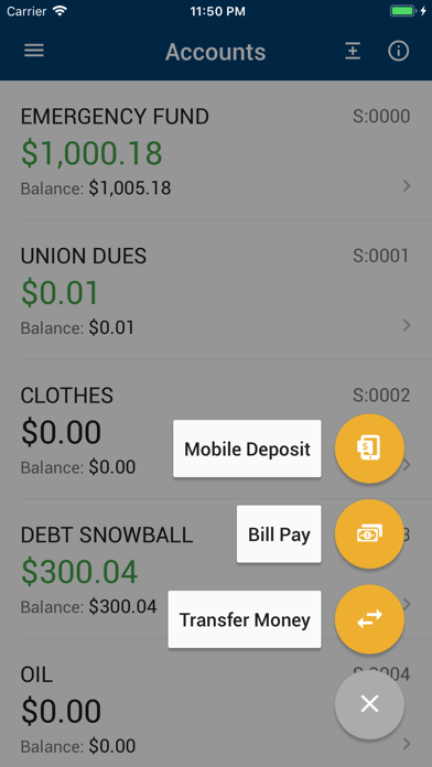 BELLCO FCU Mobile Banking Screenshot