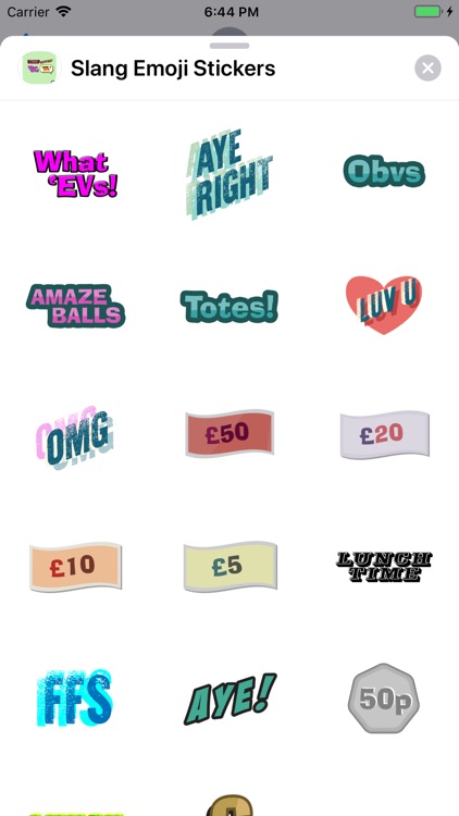Slang Emoji Stickers
