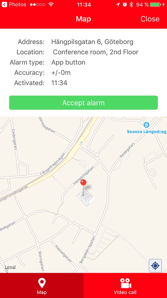#4. Alerty Personal alarm (iOS) 由: Amigo Systems AB