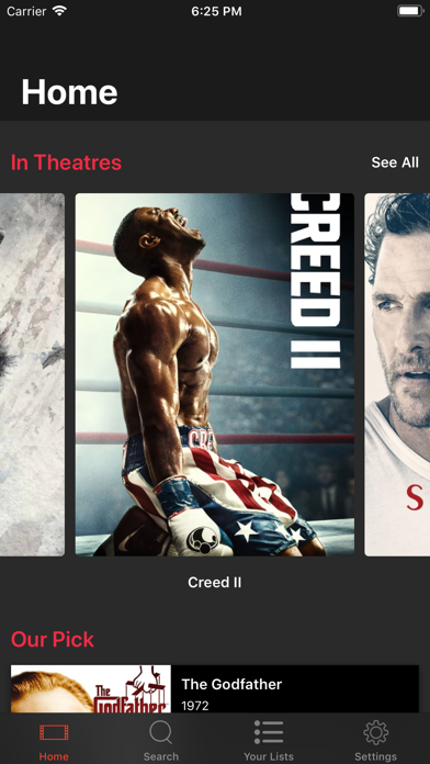 Screenshot #1 pour Movee - Your Movie Guide