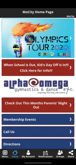 Game screenshot Alpha Omega Gymnastics & Dance hack