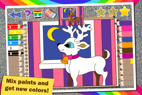 Math Coloring for kids Winter screenshot 2