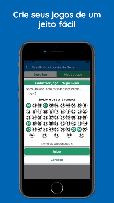 Resultados Loteria do Brasil Screenshot