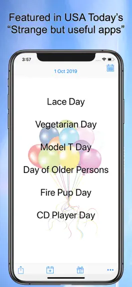 Game screenshot Bizarre Holidays Calendar apk