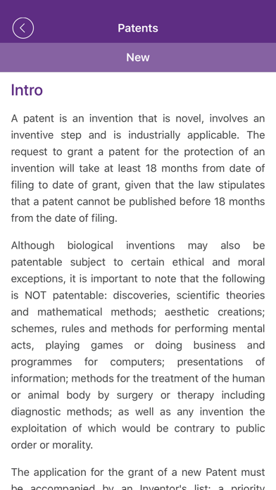 Malta Intellectual Property Screenshot