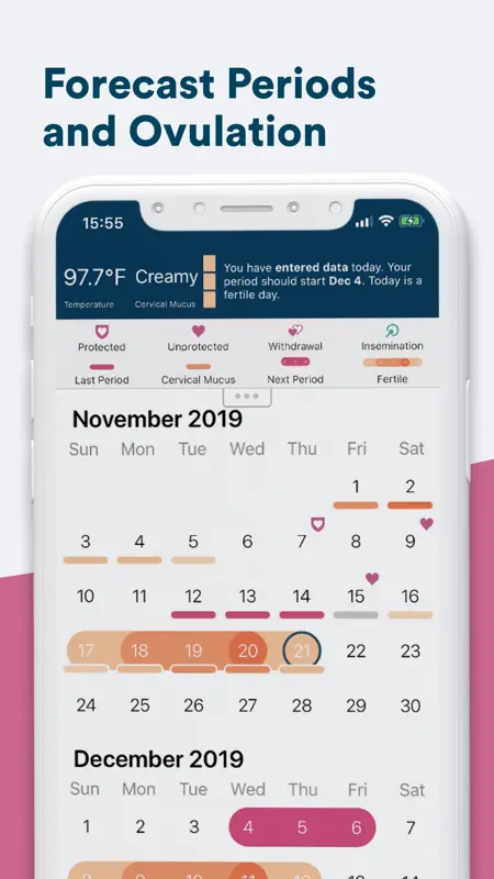 Kindara: Fertility Tracker screenshot 3 of 6
